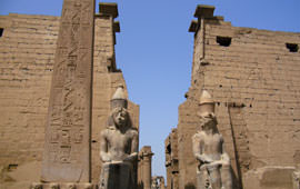 Luxor-Tempel Eingang