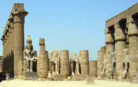 Luxor-Tempel Hof Ramses II